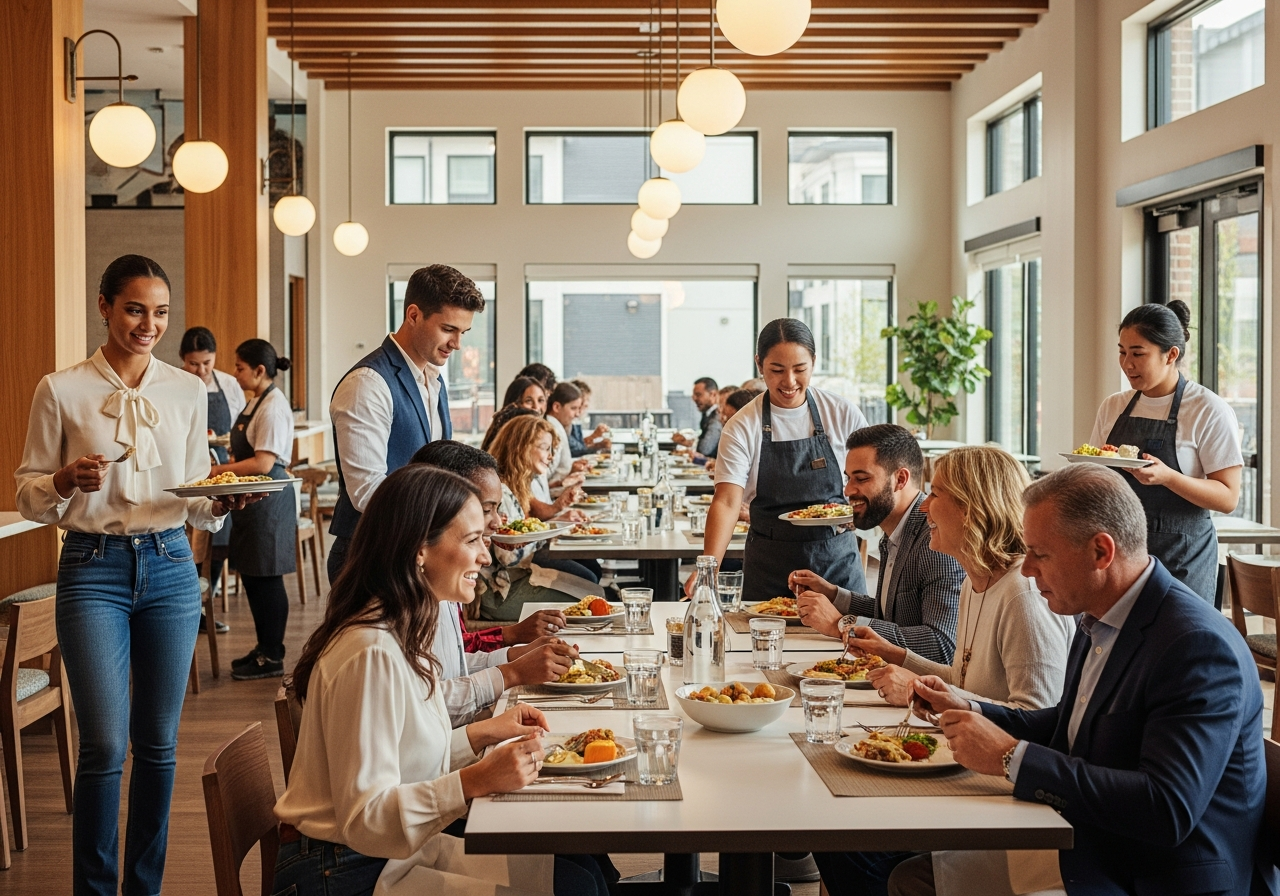 Community dining area